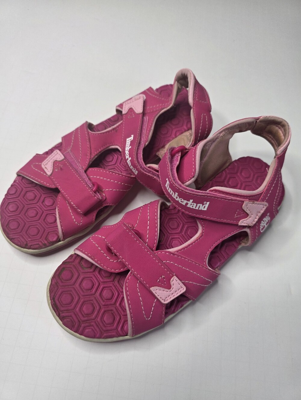 Timberland Pink Adjustable Strap Sandal Womens Size 6